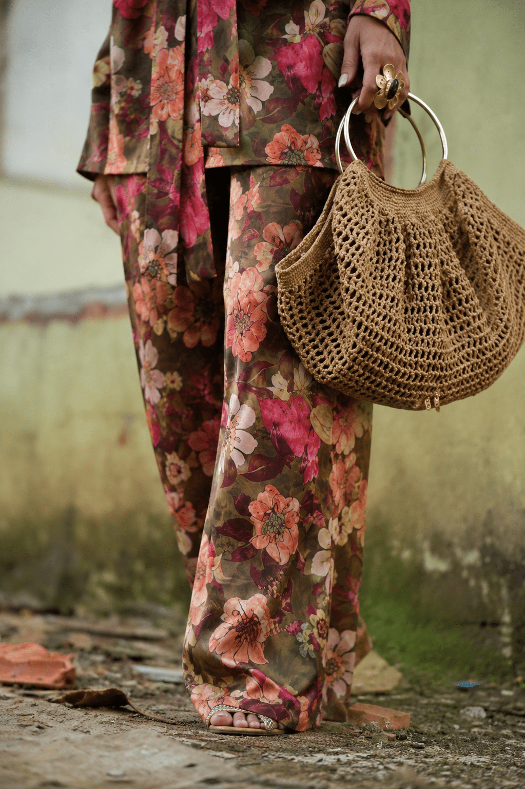 floral kimono set - RobeMAZONKIKI