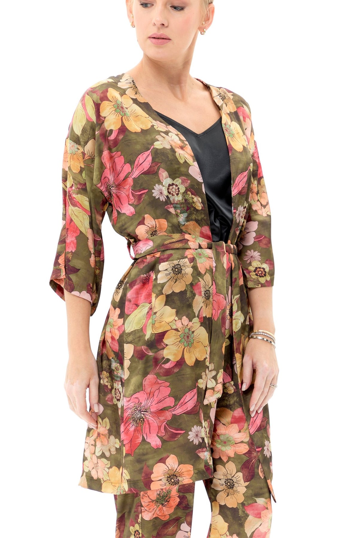 floral kimono set - RobeMAZONKIKI