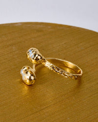 Gilded Ripple - ringsMAZONKIKI