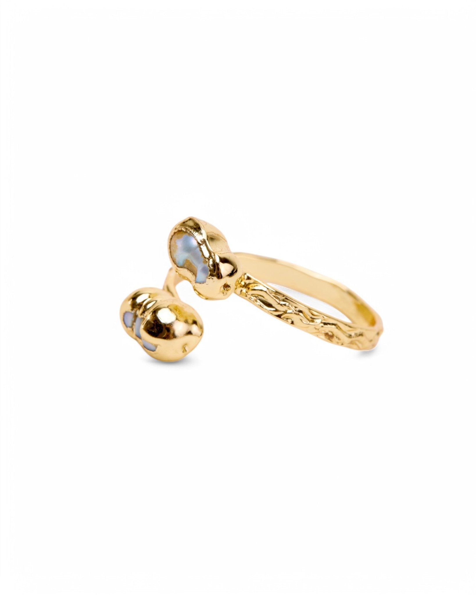 Gilded Ripple - ringsMAZONKIKI