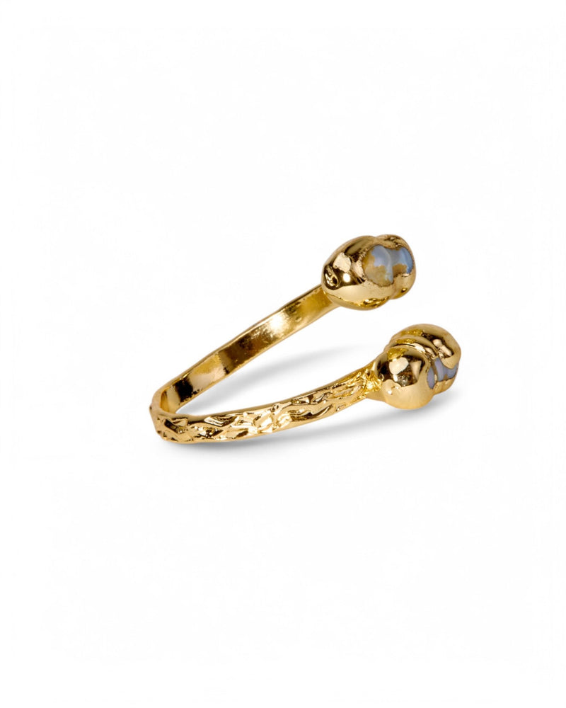Gilded Ripple - ringsMAZONKIKI