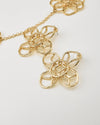 Golden Bloom Necklace and Earrings Set - Jewelry SetMAZONKIKI