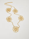 Golden Bloom Necklace and Earrings Set - Jewelry SetMAZONKIKI
