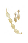 Golden Leaf Jewelry Set - Jewelry SetMAZONKIKI