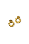 Golden Ripple Hoop Earrings - EarringsMAZONKIKI
