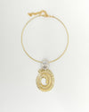 Golden Spiral Pendant Necklace - NecklaceMAZONKIKI