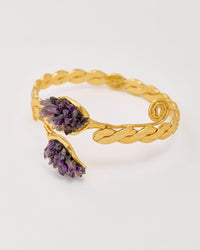 Golden Stone Cuff Bracelet - BraceletMAZONKIKI