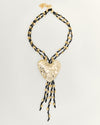 Heart Pendant Beaded Necklace - NecklaceMAZONKIKI