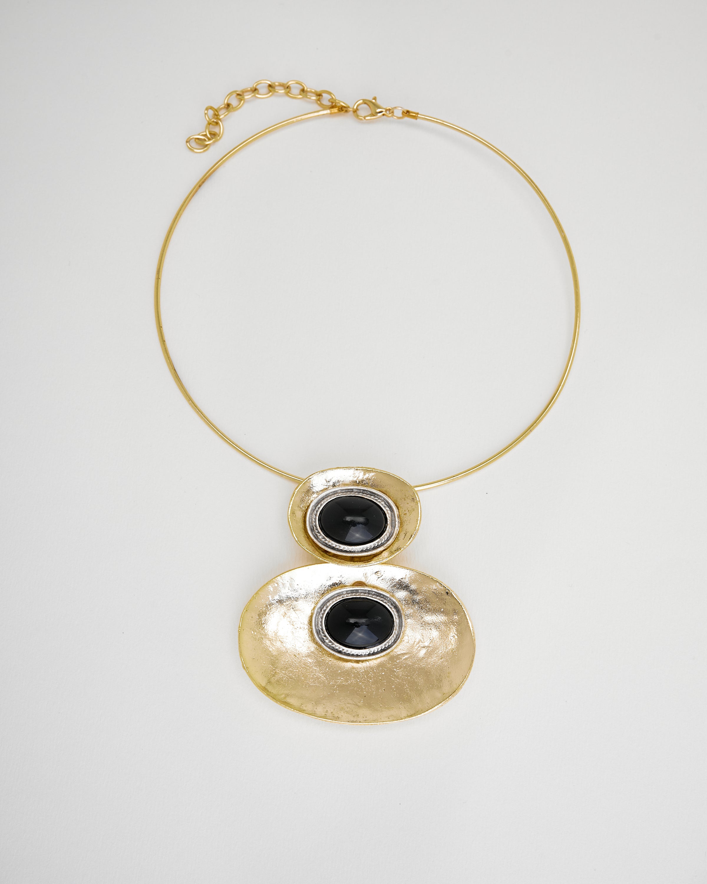 Bold Double Pendant Necklace