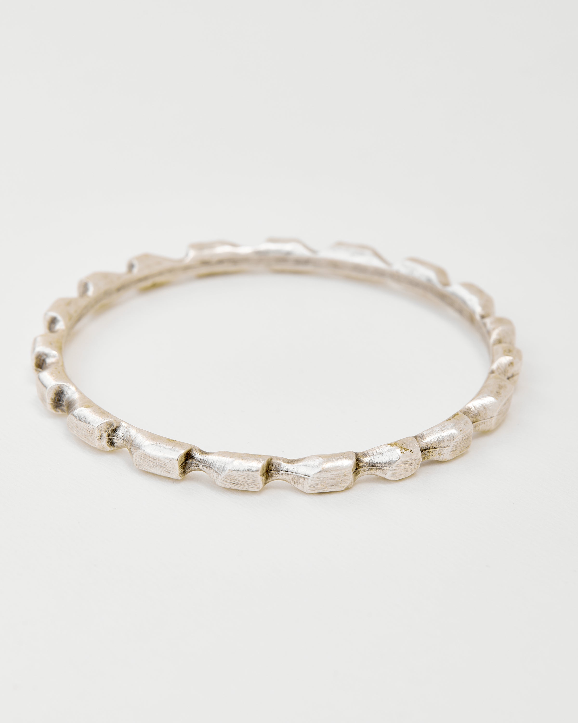 Intricate Silver Bangle Set
