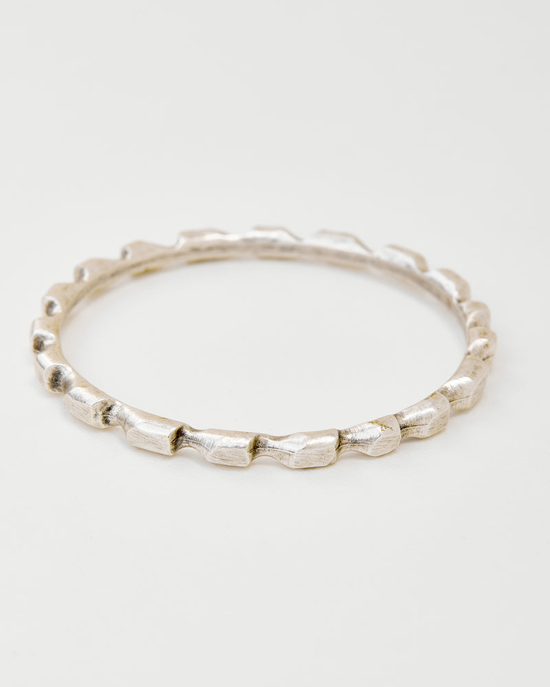 Intricate Silver Bangle Set