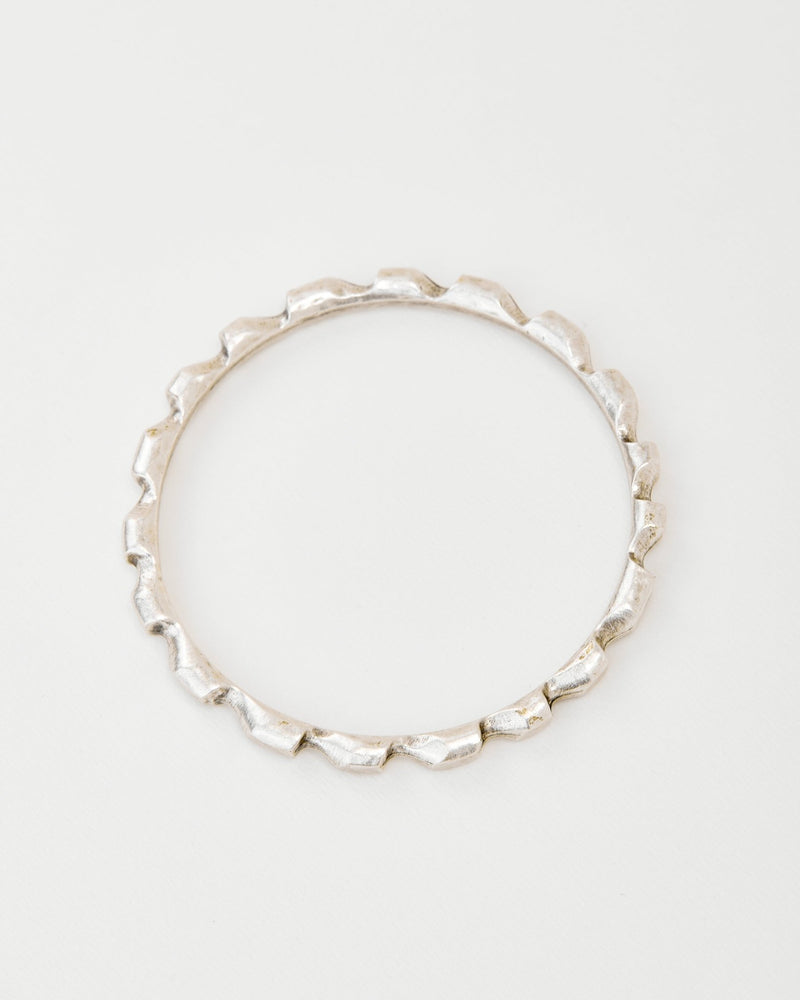 Intricate Silver Bangle Set - MAZONKIKI