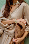 Multi - Tone Link Bracelet Duo set - Jewelry SetMAZONKIKI