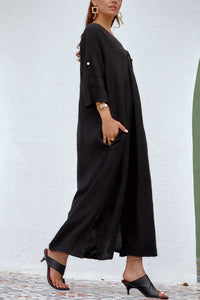 Noir Dune Dress - DressMAZONKIKI