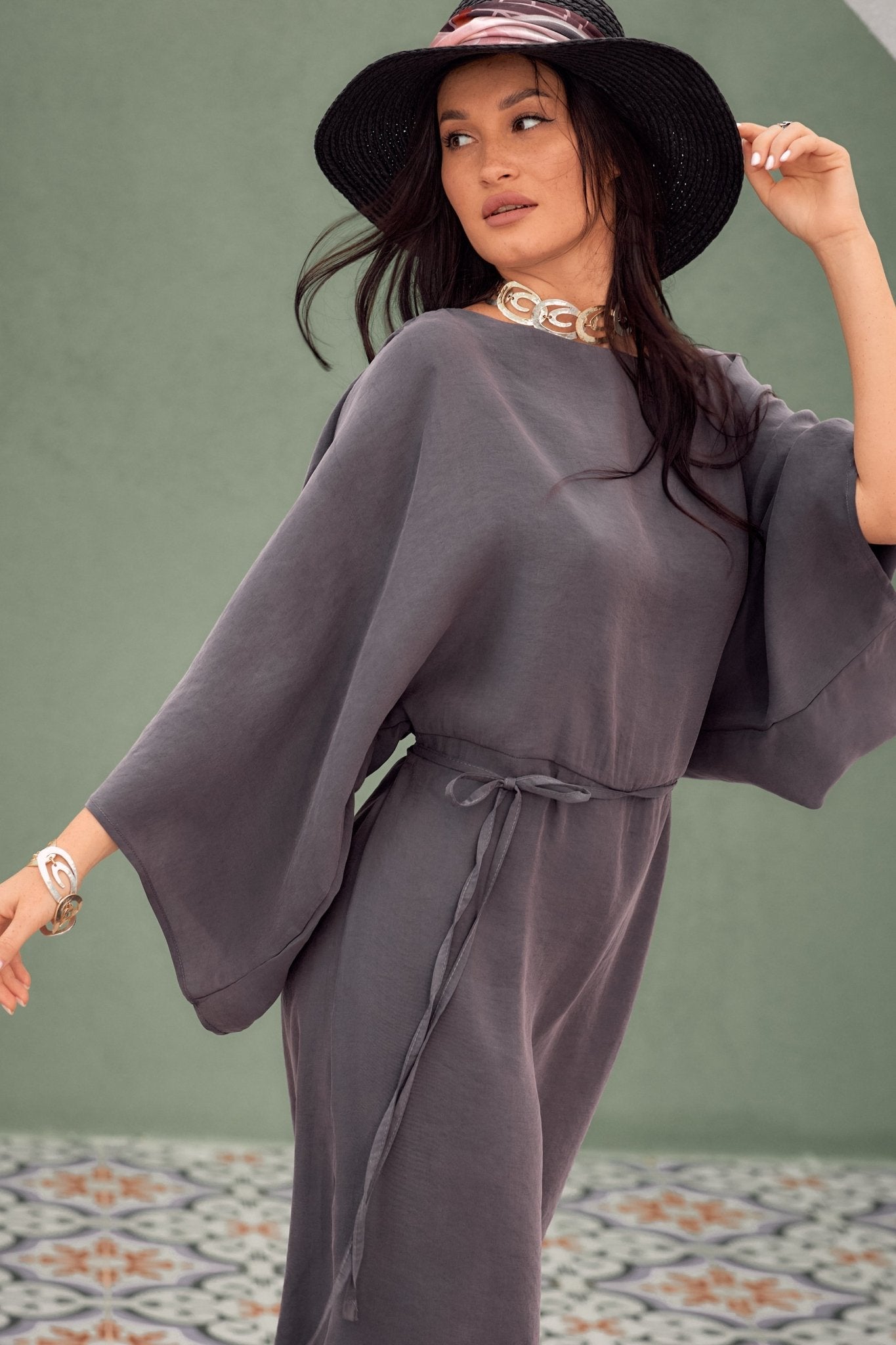 linen kimono dress Linen Kimono Dress, Linen Wrap Dress, Linen Japanese Dress, Linen Tie Waist Dress EILEEN, Linen Sun Dress, Linen Clothing