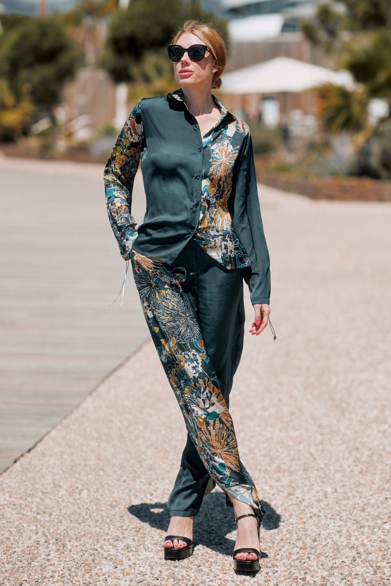 Ocean Breeze Pantsuit Set - lounge setMAZONKIKI