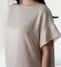 Mazonkiki Pale Repose ivory co-ord — sculptural wide-leg silhouette shaped by quiet luxury proportion