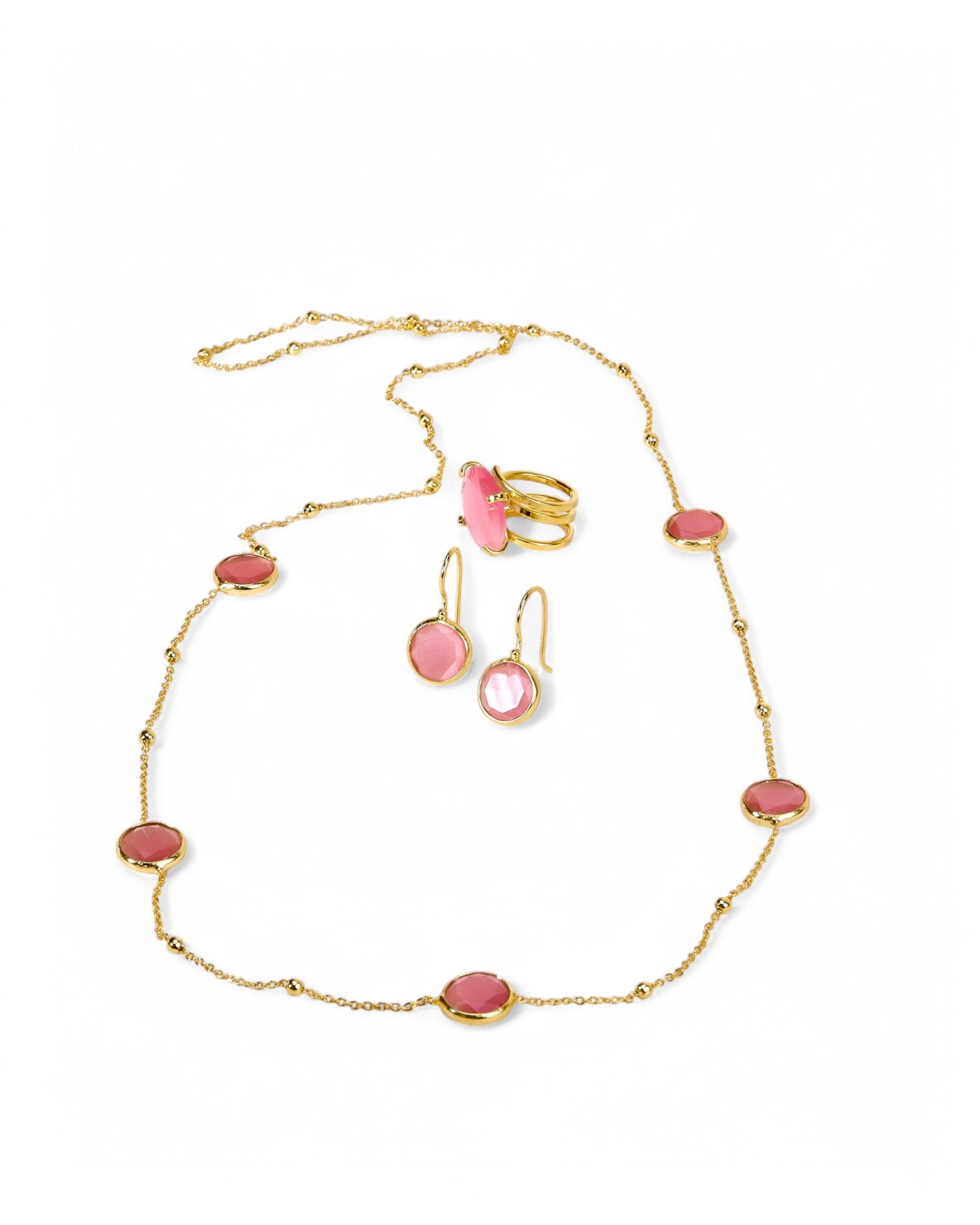 Pink Aura Ensemble - Jewelry SetMAZONKIKI