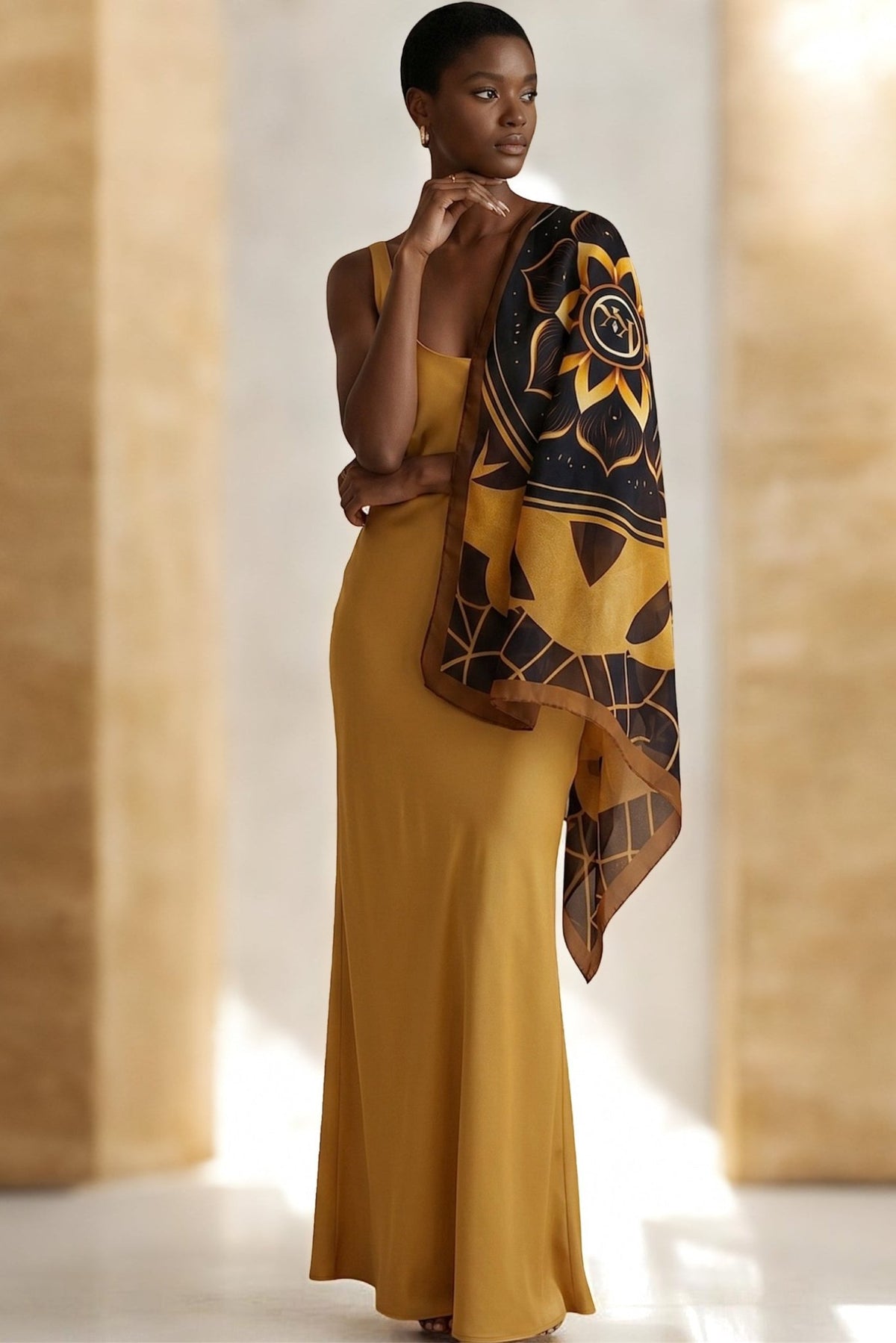 Silk Scarf - Silk ScarfMAZONKIKI
