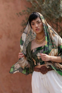 Silk Scarf - Silk ScarfMAZONKIKI