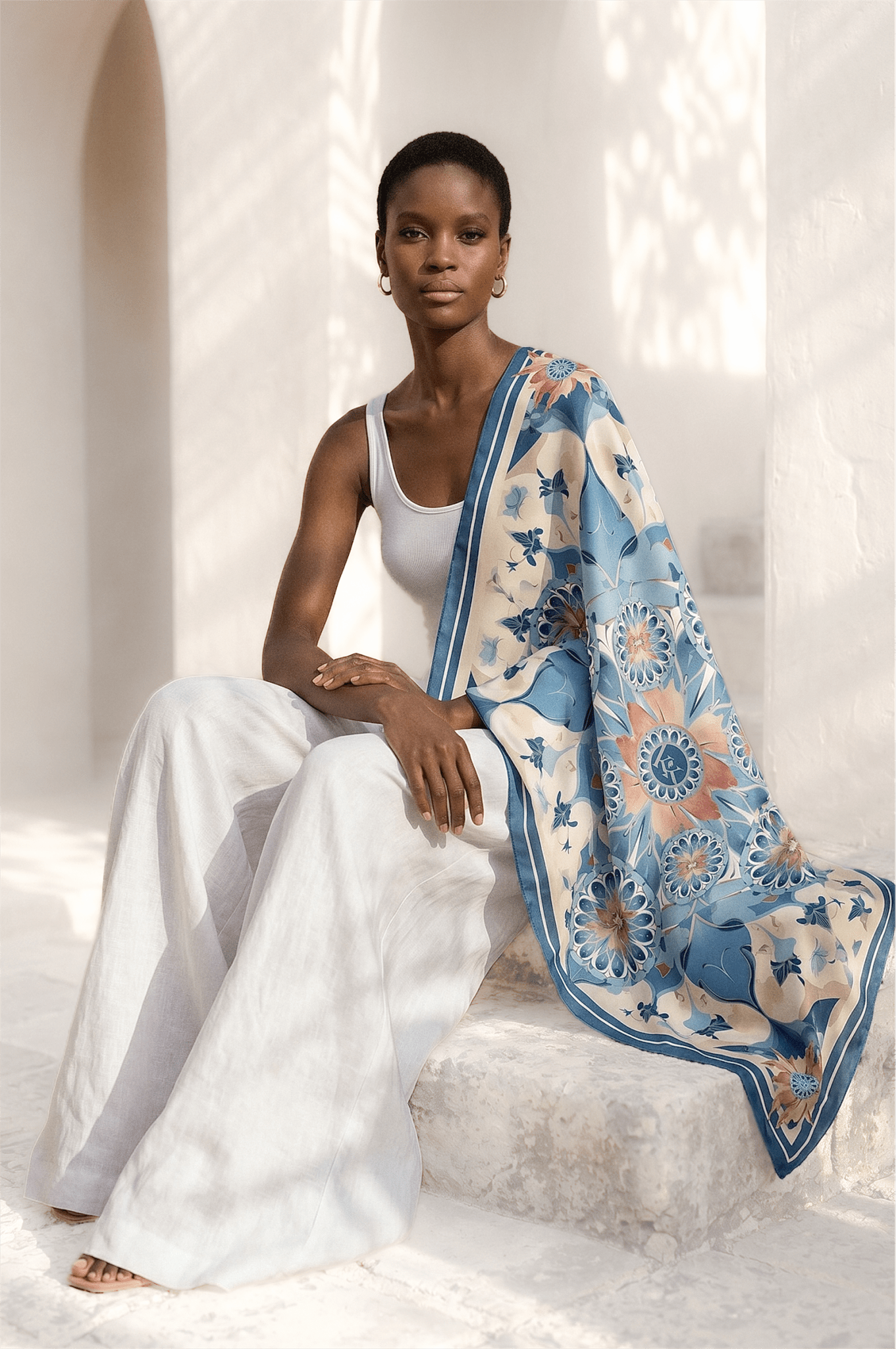 Silk Scarf - Silk ScarfMAZONKIKI