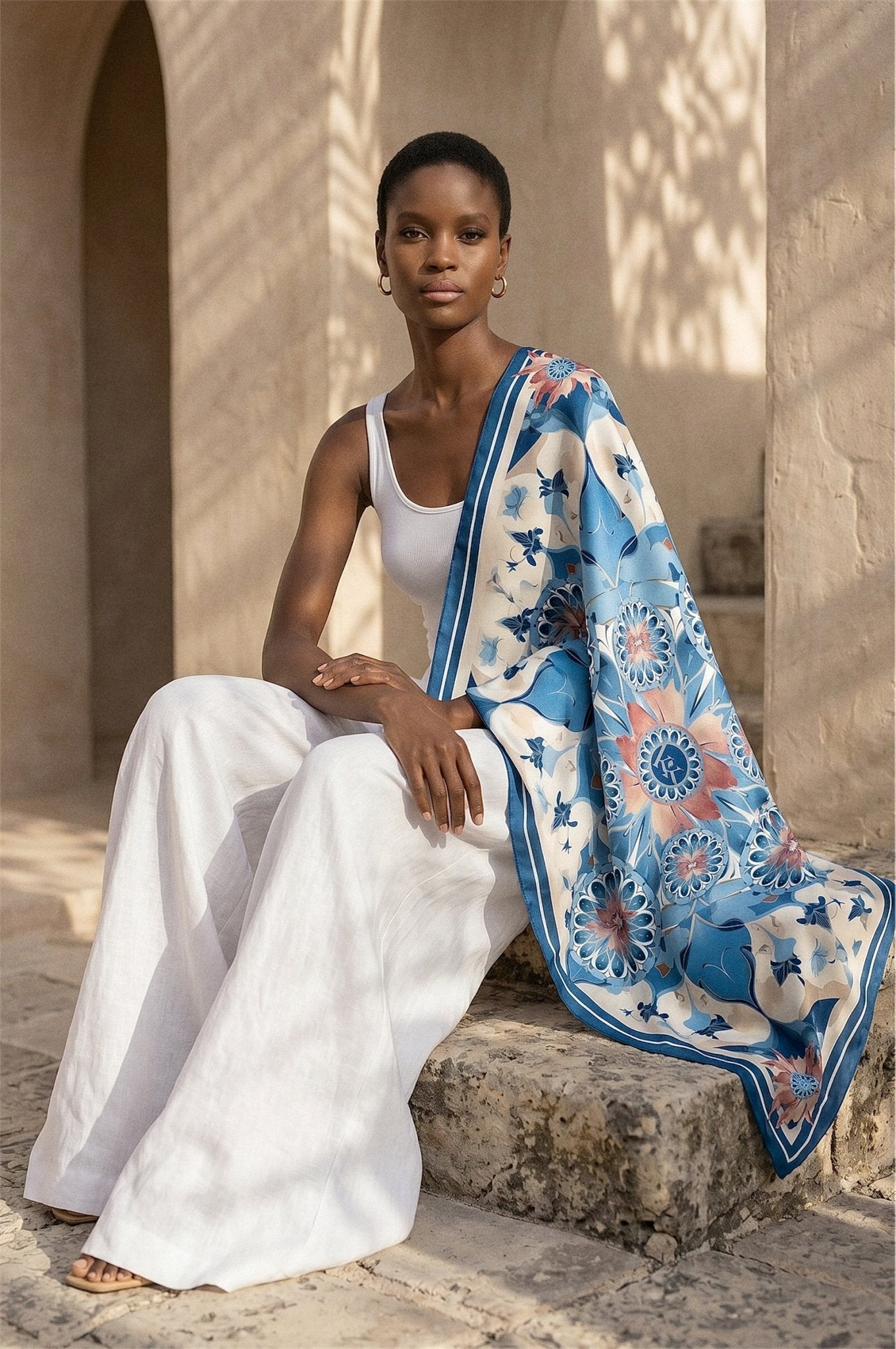 Silk Scarf - Silk ScarfMAZONKIKI