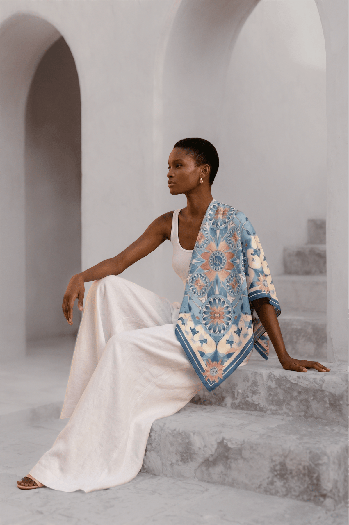 Silk Scarf - Silk ScarfMAZONKIKI