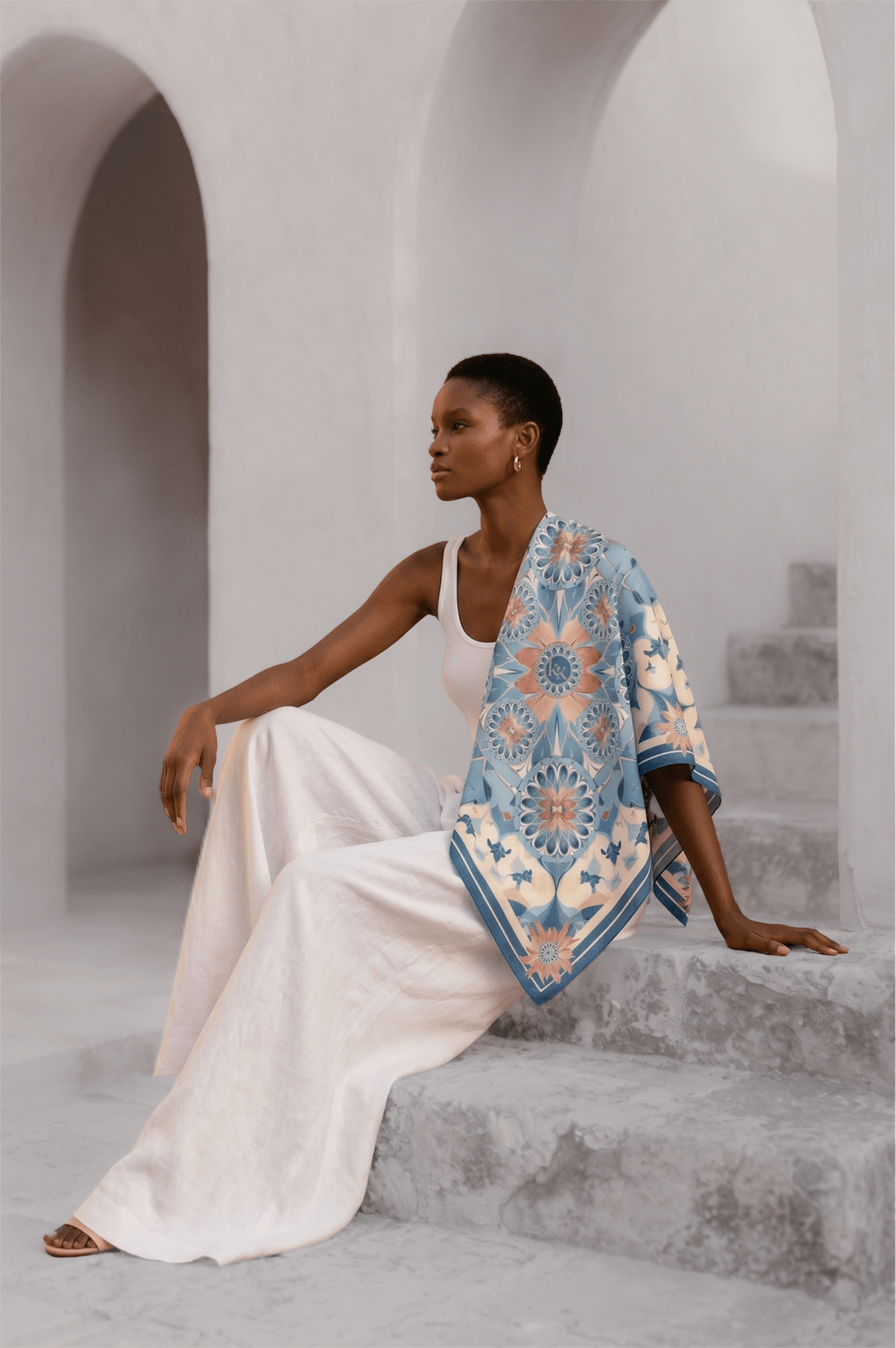 Silk Scarf - Silk ScarfMAZONKIKI