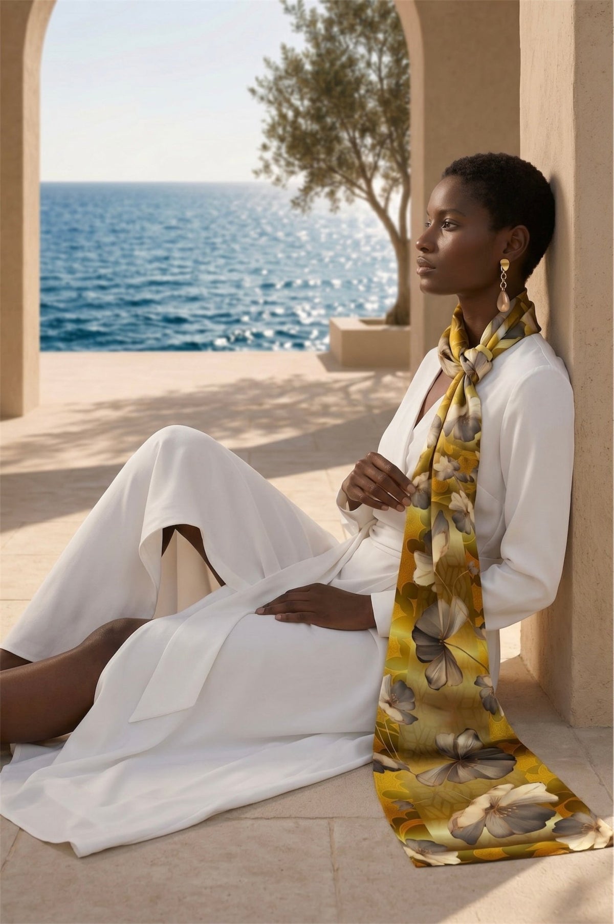 Silk Scarf - Silk ScarfMAZONKIKI