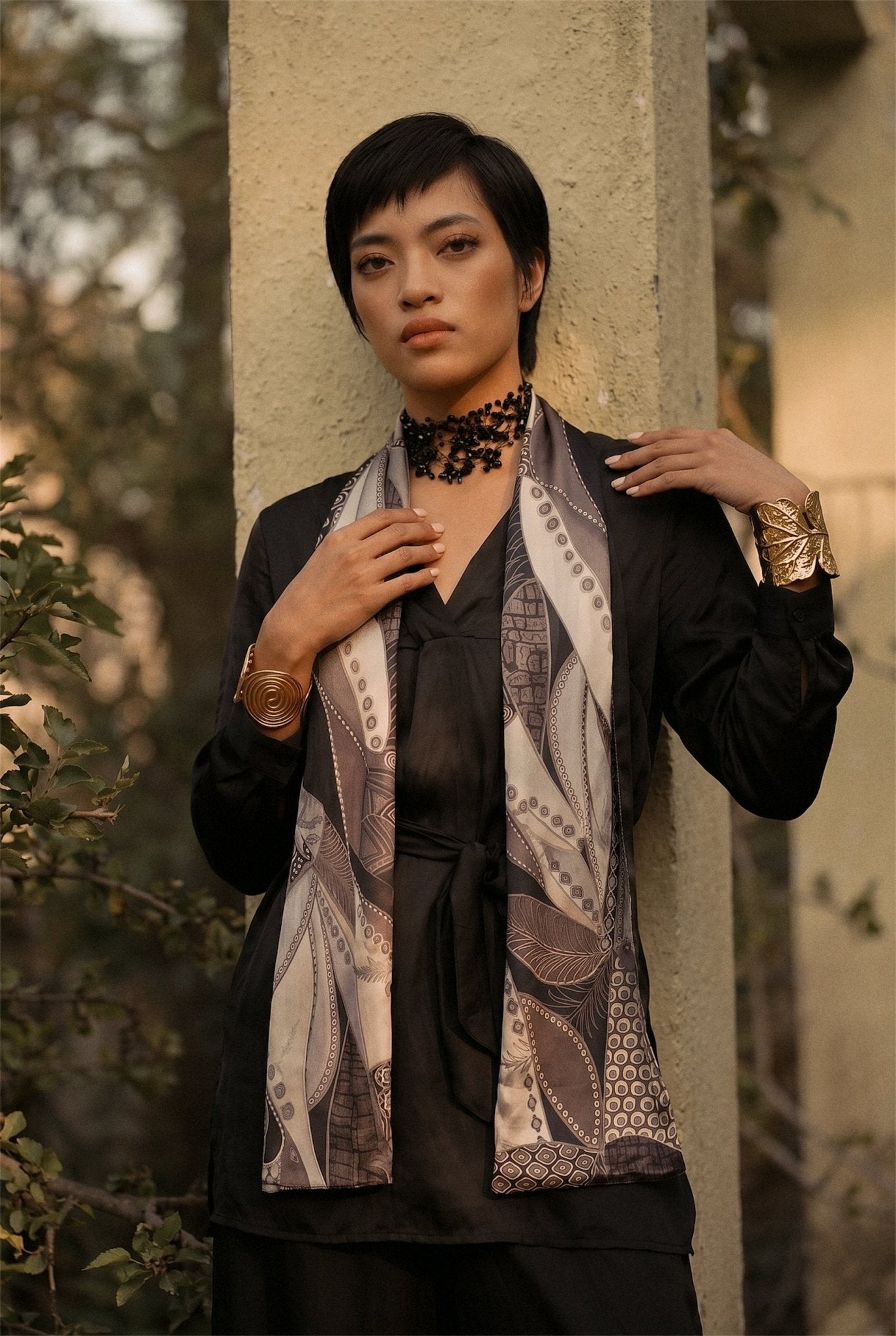 Silk Scarf - Silk ScarfMAZONKIKI