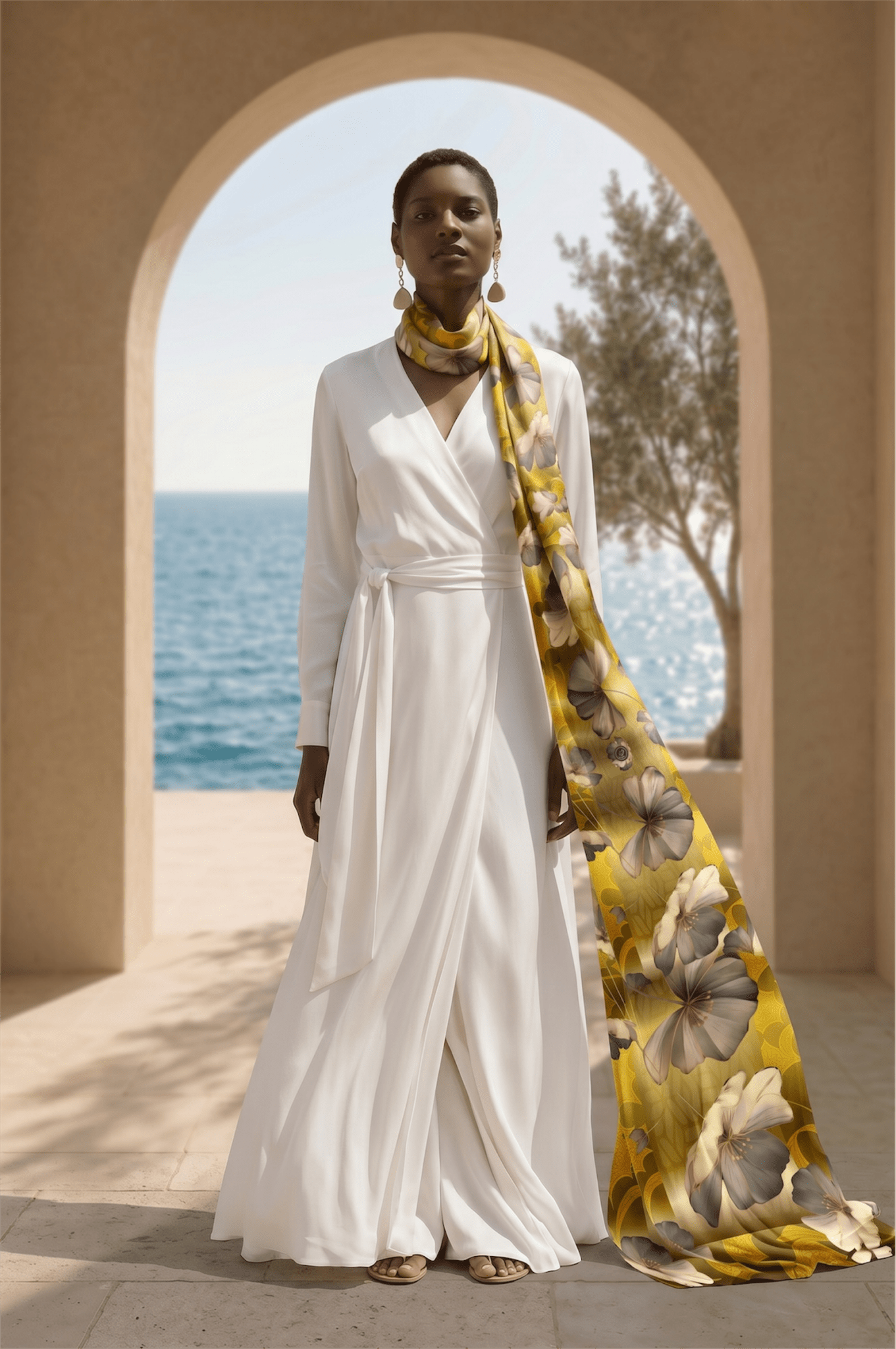 Silk Scarf - Silk ScarfMAZONKIKI