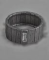Silver - Plated Adjustable Bracelet - BraceletMAZONKIKI