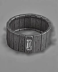 Silver - Plated Adjustable Bracelet - BraceletMAZONKIKI