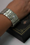Silver - Plated Adjustable Bracelet - BraceletMAZONKIKI