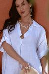 White Drop Stone Necklace - NecklaceMAZONKIKI